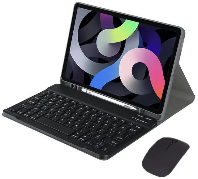 Main image of Detachable Bluetooth Wireless Keyboard Case with Pencil Holder for 10.4-inch Samsung Galaxy Tab A7 (2020/2022) SM-T500/T505/T507/T509, Black