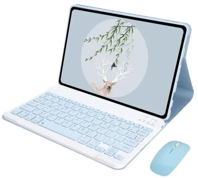 Main image of Detachable Bluetooth Wireless English Layout Keyboard & Mouse Combo Tablet Case for Xiaomi Pad 6 / Mi Pad 6 Pro 11 Inch 2023, Sky Blue