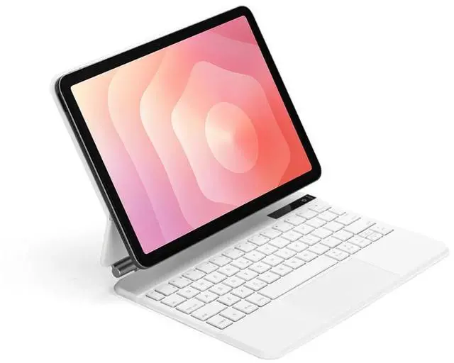 Main image of Magnetic Magic Backlit Keyboard with Multi-Touch Trackpad & Power Indicator Display for 11-inch 2025 Samsung Galaxy Tab S11 (SM-X730/SM-X736B), US English Layout, White
