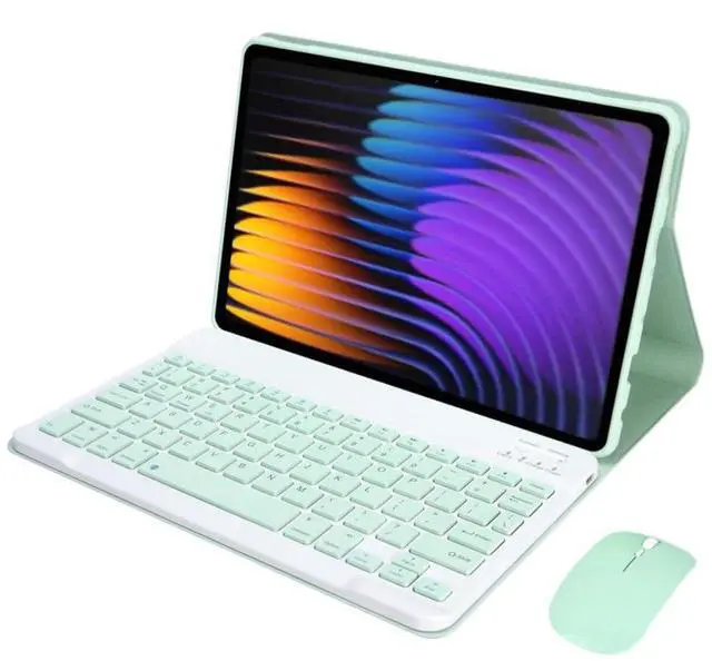 Main image of Keyboard & Mouse Case for Xiaomi Pad 7 / Pad 7 Pro 11.2", Detachable Rechargeable English Keyboard with Stand Cover, Mint