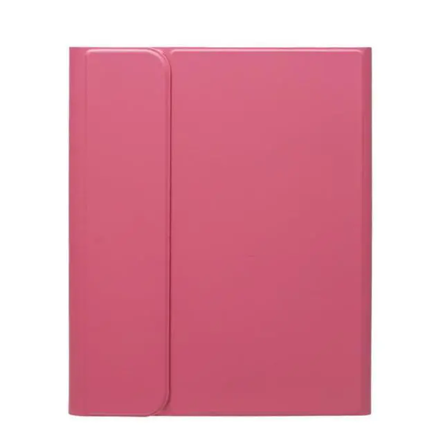 Alt view image 2 of 5 - Trackpad Keyboard Case with Pen Holder for iPad 9.7" 5th/6th Gen 2017/2018, iPad Pro 9.7, iPad Air 2/Air (Rose red )