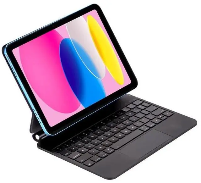 Main image of Magic Backlit Trackpad Keyboard Magnetic Case for iPad A16 2025 / iPad 11 Gen 11" A3355/A3356/A3354, Rechargeable US English Keypad(Black)