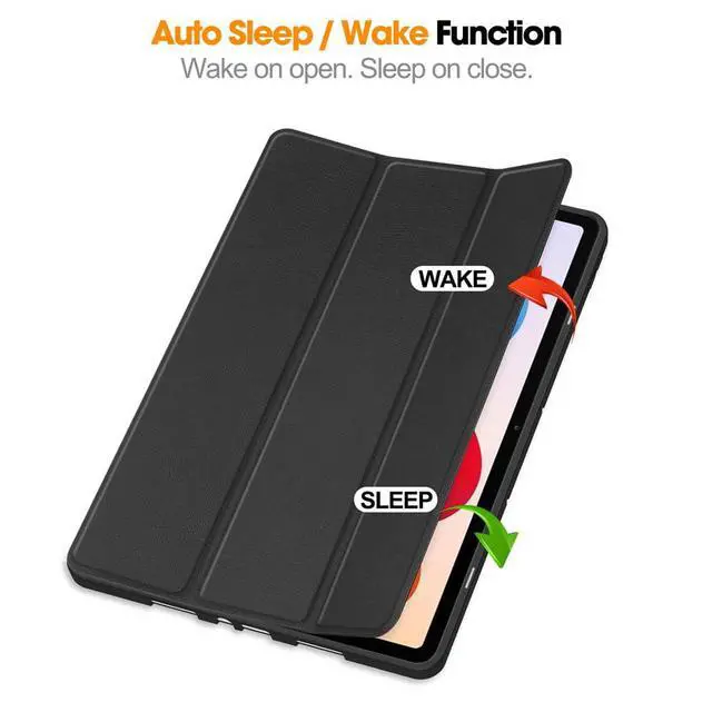 Alt view image 5 of 7 - TPU Soft Protective Case with Pencil Slot, Magnetic Stand & Auto Sleep/Wake Compatible with Xiaomi Redmi Pad 2 Pro 12.1" 2025 (Black)