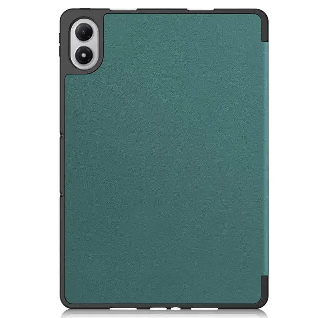 Alt view image 3 of 7 - TPU Soft Protective Case with Pencil Slot, Magnetic Stand & Auto Sleep/Wake Compatible with Xiaomi Redmi Pad 2 Pro 12.1" 2025 (Green)