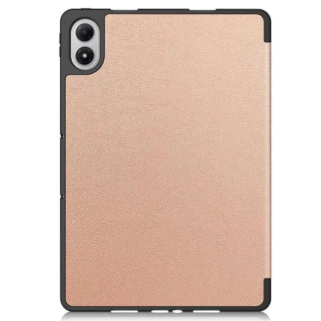 Alt view image 3 of 7 - TPU Soft Protective Case with Pencil Slot, Magnetic Stand & Auto Sleep/Wake Compatible with Xiaomi Redmi Pad 2 Pro 12.1" 2025 (Rose Gold)