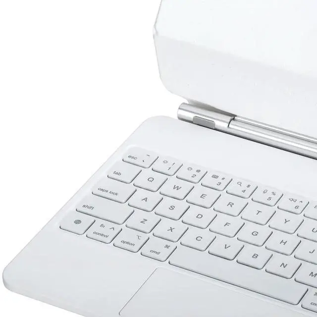 Alt view image 7 of 7 - Magic Backlit Trackpad Keyboard Magnetic Case for iPad A16 2025 / iPad 11 Gen 11" A3355/A3356/A3354, Rechargeable US English Keypad(White)