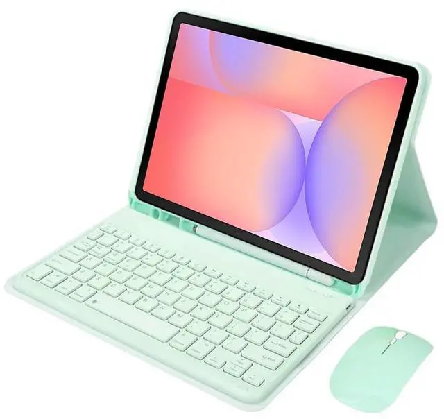 Main image of Detachable Rechargeable Bluetooth Keyboard Case with Trackpad & S Pen Slot for Samsung Galaxy Tab S10 Lite 10.9" 2025 (SM-X400/X406B) (Mint)