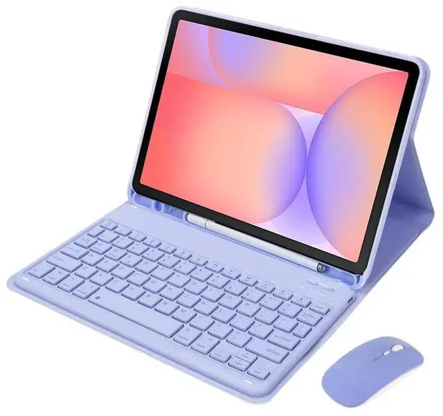 Main image of Detachable Rechargeable Bluetooth Keyboard Case with Trackpad & S Pen Slot for Samsung Galaxy Tab S10 Lite 10.9" 2025 (SM-X400/X406B)(Purple)