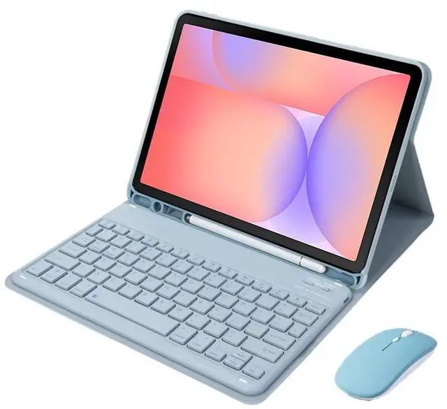 Main image of Detachable Rechargeable Bluetooth Keyboard Case with Trackpad & S Pen Slot for Samsung Galaxy Tab S10 Lite 10.9" 2025 (SM-X400/X406B) (Misty Blue)