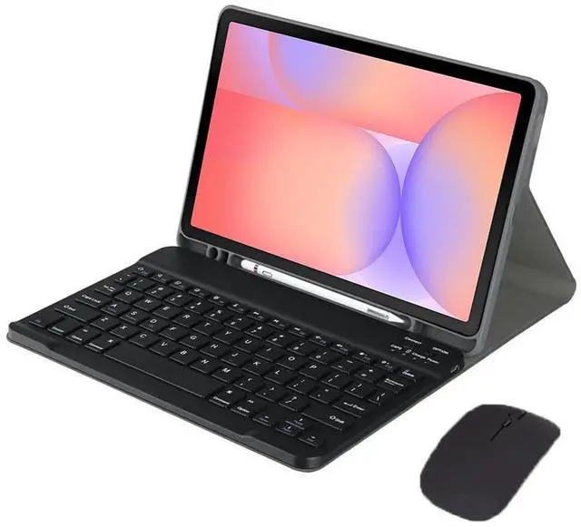 Main image of Detachable Bluetooth Keyboard Case for Samsung Galaxy Tab S10 Lite 10.9" 2025 (SM-X400/X406B), English Layout Cover with S Pen Holder & Foldable Stand (Black)