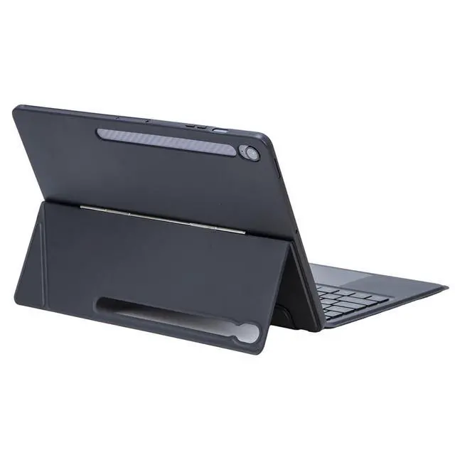 Alt view image 5 of 7 - Backlit Trackpad Keyboard Case for Galaxy Tab S10 FE+ 13.1", Magnetic Detachable Rotatable Stand with S Pen Holder (Black)