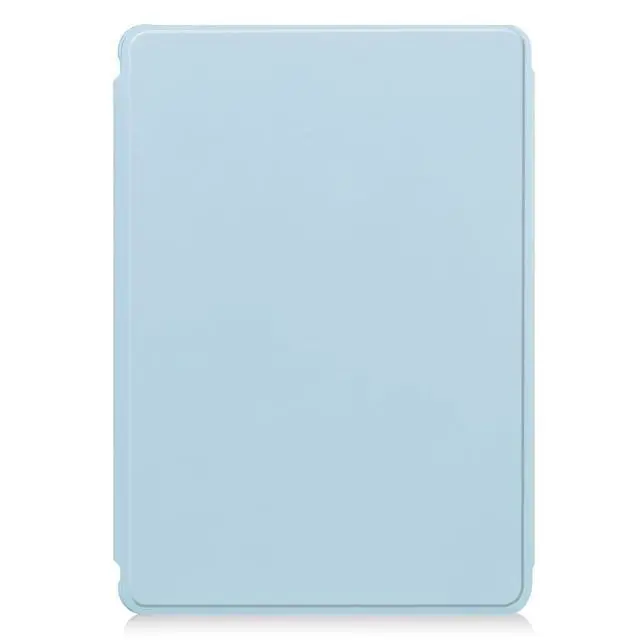 Alt view image 2 of 7 - 360° Rotatable Clear Acrylic Detachable Keyboard Case for Samsung Galaxy Tab A9+ 11" SM-X210/X216/X218, Horizontal & Vertical Stand with Pencil Holder (Sky Blue)