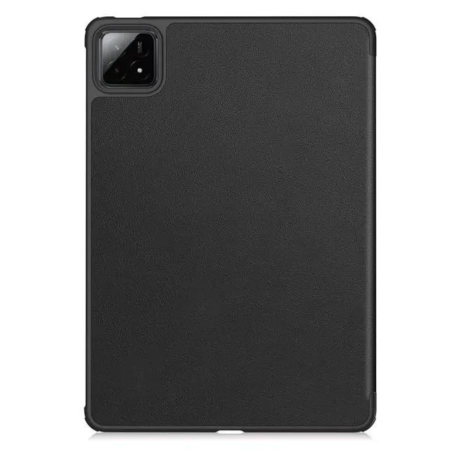 Alt view image 3 of 7 - PU Leather Tablet Case for Xiaomi Pad 7 / Xiaomi Pad 7 Pro 11.2", Hard Shell Magnetic Stand Cover with Auto Sleep/Wake Function (Black)