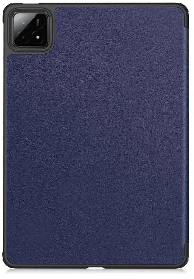 Alt view image 3 of 7 - PU Leather Tablet Case for Xiaomi Pad 7 / Xiaomi Pad 7 Pro 11.2", Hard Shell Magnetic Stand Cover with Auto Sleep/Wake Function (Blue)