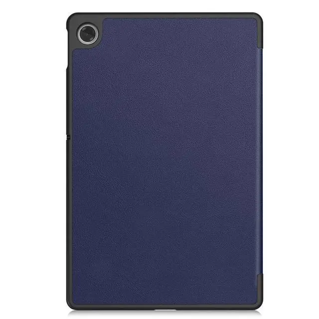 Alt view image 3 of 7 - PU Leather Tablet Case for Lenovo Tab 10.1 2025 (TB311FU/TB311XU), Magnetic Closure, Magnetic Stand, Auto Sleep/Wake, Hard Protective Cover(Blue)
