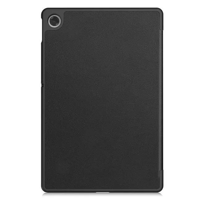 Alt view image 3 of 7 - PU Leather Tablet Case for Lenovo Tab 10.1 2025 (TB311FU/TB311XU), Magnetic Closure, Magnetic Stand, Auto Sleep/Wake, Hard Protective Cover(Black)
