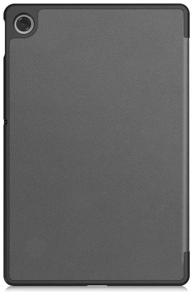 Alt view image 3 of 7 - PU Leather Tablet Case for Lenovo Tab 10.1 2025 (TB311FU/TB311XU), Magnetic Closure, Magnetic Stand, Auto Sleep/Wake, Hard Protective Cover(Gray)