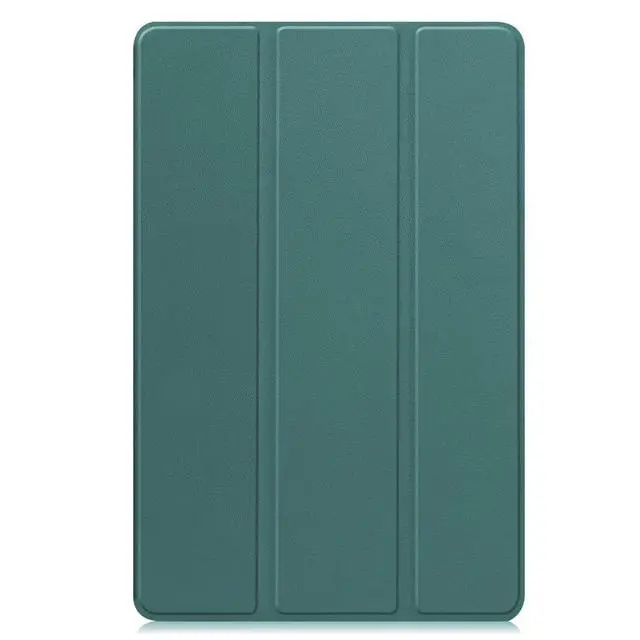 Alt view image 2 of 7 - PU Leather Tablet Case for Lenovo Tab 10.1 2025 (TB311FU/TB311XU), Magnetic Closure, Magnetic Stand, Auto Sleep/Wake, Hard Protective Cover(Green)