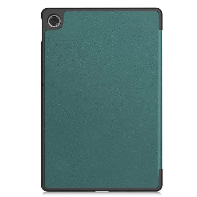 Alt view image 3 of 7 - PU Leather Tablet Case for Lenovo Tab 10.1 2025 (TB311FU/TB311XU), Magnetic Closure, Magnetic Stand, Auto Sleep/Wake, Hard Protective Cover(Green)
