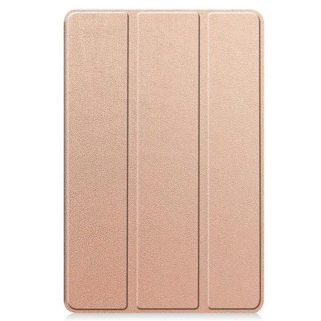 Alt view image 2 of 7 - PU Leather Tablet Case for Lenovo Tab 10.1 2025 (TB311FU/TB311XU), Magnetic Closure, Magnetic Stand, Auto Sleep/Wake, Hard Protective Cover (Rose Gold)
