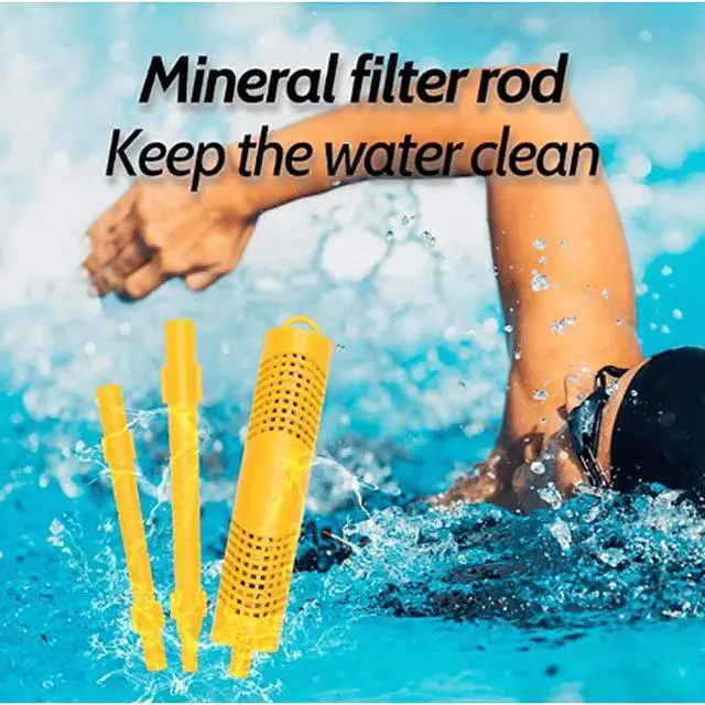 Alt view image 3 of 5 - Nature2 Mineral Filters Sticks for Hot Tub Swimming Pool (Yellow,2-Pack)