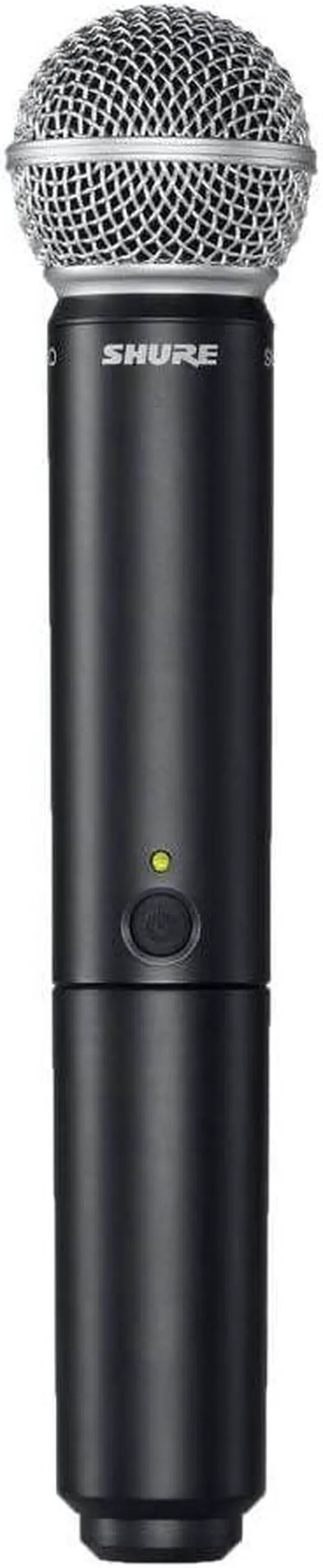 Alt view image 3 of 5 - BLX288/SM58 Dual-Channel Wireless Audio System H9 Band (512542 MHz) BLX88 Receiver, (2) BLX2 Transmitters with SM58 Dynamic Mic, Up to 14 Hr Battery, 300 ft Range