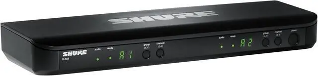 Alt view image 3 of 5 - BLX288/PG58 Dual-Channel Wireless Audio System H9 Band (512542 MHz) BLX88 Receiver, (2) BLX2 Transmitters with PG58 Dynamic Mic, Up to 14 Hr Battery, 300 ft Range