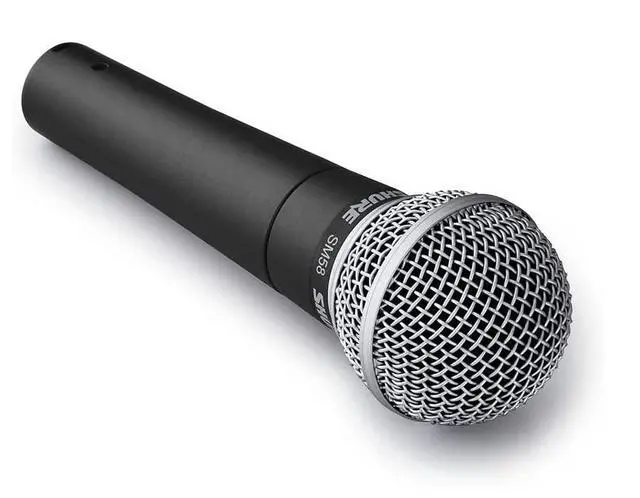 Alt view image 3 of 3 - SM58-LC Dynamic Vocal Microphone Professional Handheld Cardioid XLR Mic for Singing, Live Performance, Studio Recording, Black