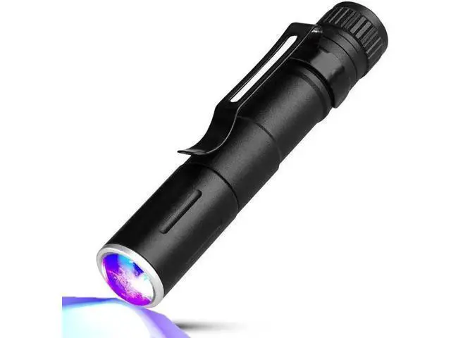 Alt view image 4 of 5 - Penlight NEW UV 1000LM LED Flashlight Torch Pocket Light Waterproof Lantern AAA Battery Powerful Led For money detector