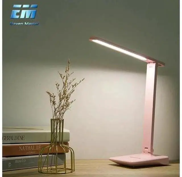 Alt view image 4 of 5 - 9W Sensor Touch LED Table Lamp Touch Controll Brightness Adjustable USB Rechargeable Reading Eye-Protect Led Table Lamp ZZD0017