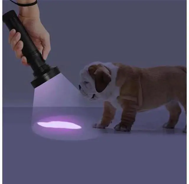 Alt view image 5 of 5 - High quality UV Light 51LED 21LED 100LED UV Light 395-400nm LED UV Flashlight torch light lamp safety UV detection