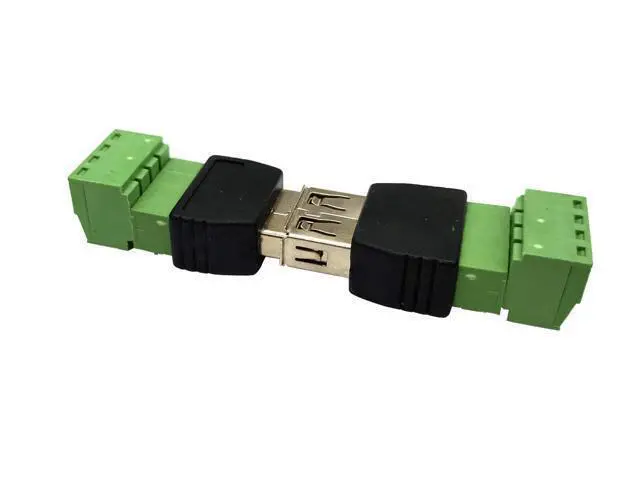 Alt view image 4 of 6 - BUCIER 4Pack USB A Male & Female to 4 Pin Screw Terminal Solderless Bolt Screw Terminals Converter Charging Adapter