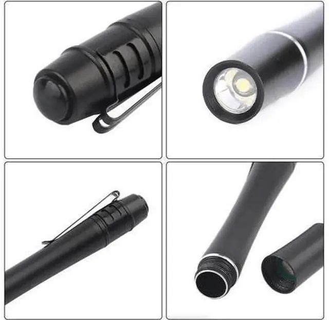 Alt view image 3 of 5 - UltraViolet LED Mini Pen Light Nurse Inspection Pen Lamp LED Flashlight Ultraviolet Medical Pen Lamp