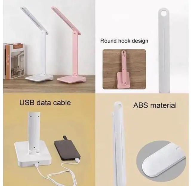 Alt view image 5 of 5 - 2020 New 4000mah 2000mah LED Desk Lamp 3 Mode Lighting Brightness Rechargeable USB Learning Table Lamp for Study ZZD0017