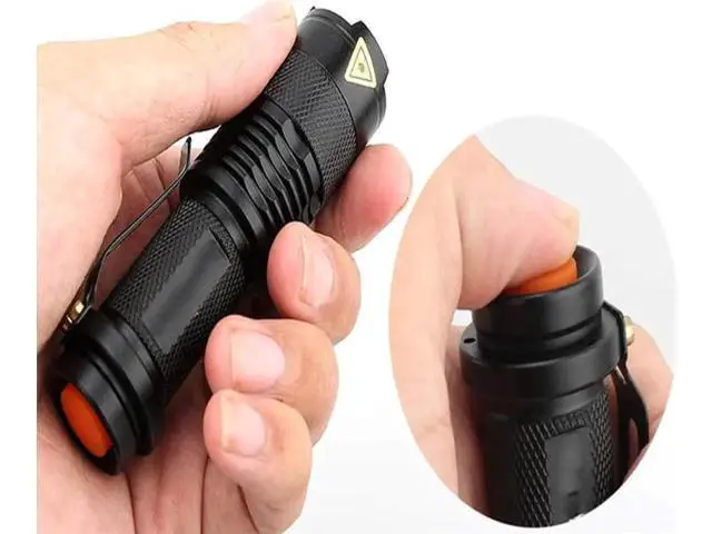 Alt view image 5 of 5 - Mini Linterna UV Flashlight Torch Ultraviolet LED Flashlight Lantern for Pets Urine and Stains Detector Find Scorpions