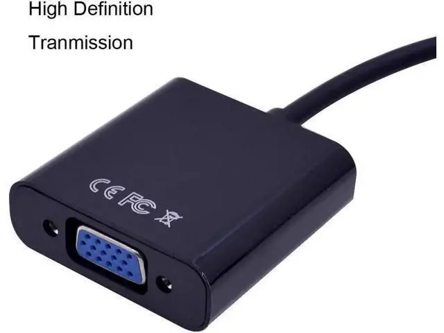 Alt view image 5 of 5 - 1080P DVI-D to VGA Adapter 25 Pin DVI Male to 15 Pin VGA Female Cable Video Converter for PS3 PC Computer HDTV Monitor