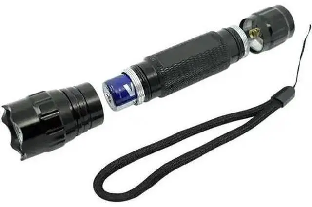 Alt view image 5 of 5 - Q5 LED UV Flashlight Violet Torch Waterproof Uv Lamp Purple Light Money Detector ultraviolet Flashlight 395nm Lanterna