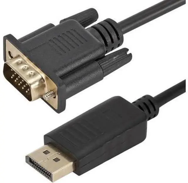 Alt view image 2 of 5 - To Vga Converter Dp Male To Vga Male Cable Adapter 1080P Display Port Connector For Laptop Desktop Table Pc