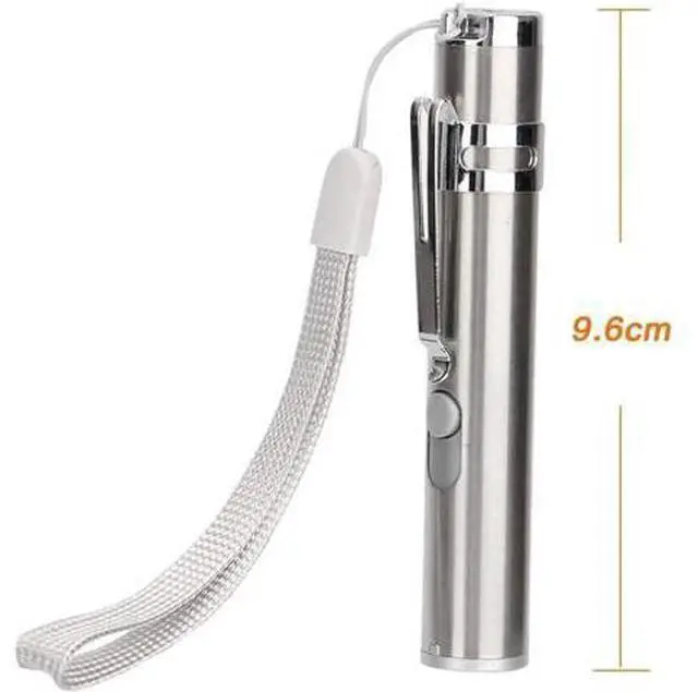 Alt view image 2 of 5 - 3 in1 LED Mini Flashlight 500LM Aluminium Alloy USB Rechargeable LED Red Laser & UV Torch & Penlight Multifunction Torch Lamp