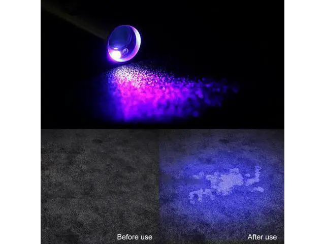 Alt view image 4 of 5 - 3 in1 LED Mini Flashlight 500LM Aluminium Alloy USB Rechargeable LED Red Laser & UV Torch & Penlight Multifunction Torch Lamp