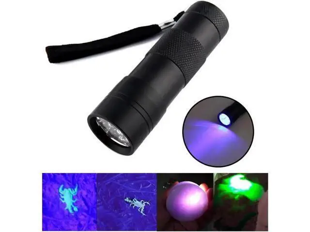 Alt view image 4 of 5 - Portable Black Light UV Flashlight 12 LED 395nm Ultraviolet Urine Detector Torch linterna For Dog/Cat/Pet Urine & Dry Stains