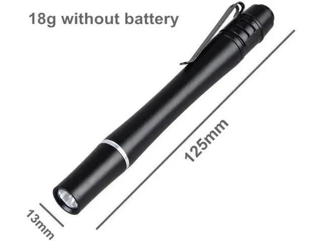 Alt view image 5 of 5 - Portable Mini UV Pen Light UV LED Pen Flashlight Ultra Violet Torch Light 395nM 380nM 365nM Money Inspection Detector