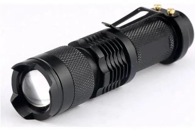 Alt view image 2 of 5 - Flashlight 365nm/395nm Ultra Violet Light Zoomable light Torch Lamp For Marker Checker Detection Using AA/14500 battery
