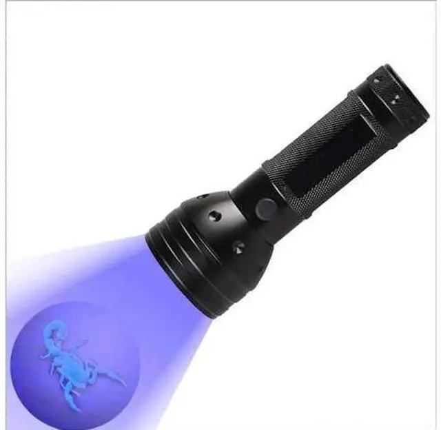 Alt view image 3 of 4 - 51 LED UV Flashlight 395NM 3-AA Battery Scorpion Ultraviolet Light Torch Blacklight for Pet Urine Detector