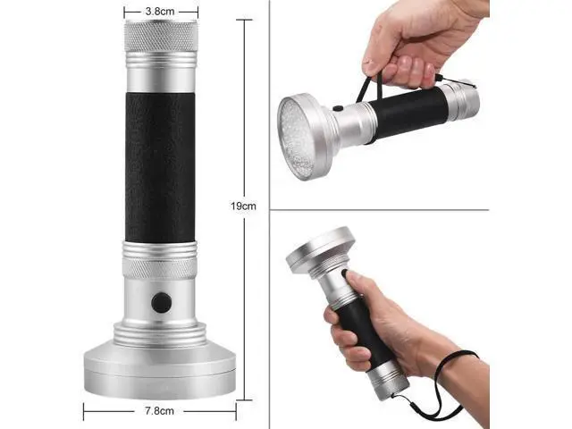Alt view image 4 of 5 - UV Flashlight Black Light, 21 51 100 LED 395 nM Ultraviolet Torch Blacklight Detector for Dry Pets Urine&Pet Stains&Bed Bug