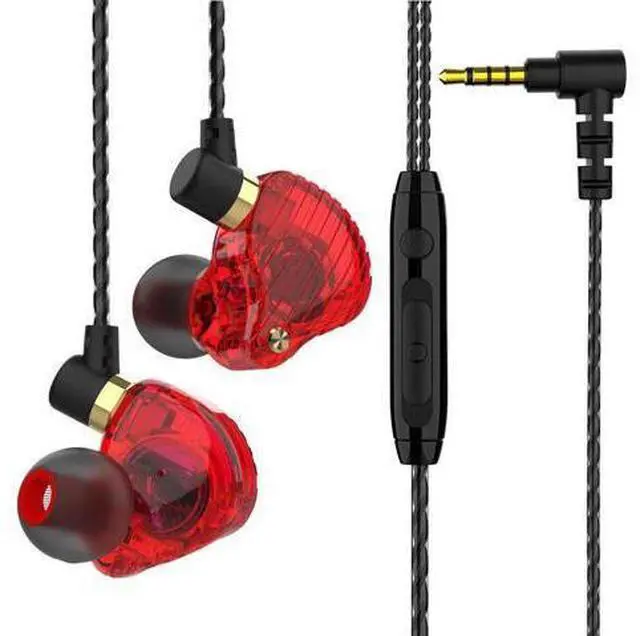 Alt view image 5 of 5 - SK3 Wired Earphone HIFI HD Noise Reduction 11.6MM Dynamic Diver In-Ear Earbuds Sport Gaming Wired Headphones with Mic