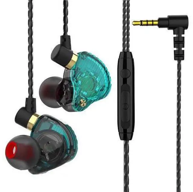 Alt view image 3 of 5 - SK3 Wired Earphone HIFI HD Noise Reduction 11.6MM Dynamic Diver In-Ear Earbuds Sport Gaming Wired Headphones with Mic