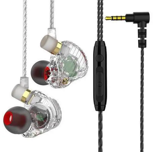Alt view image 2 of 5 - SK3 Wired Earphone HIFI HD Noise Reduction 11.6MM Dynamic Diver In-Ear Earbuds Sport Gaming Wired Headphones with Mic