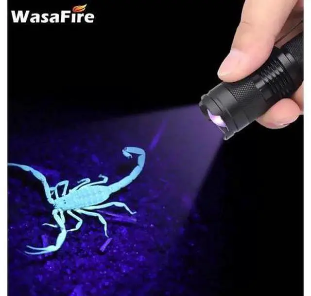 Alt view image 2 of 5 - 395nm UV Flashlight Led Ultra Violet Light Mini Torch Lamp Small UV Purple Linterna for Marker Checker Cash Detection