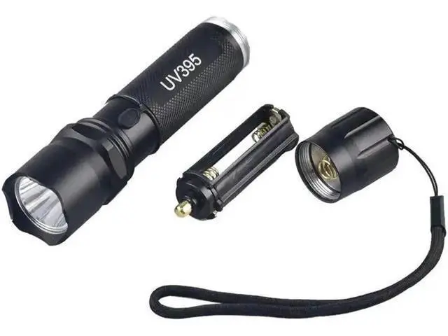 Alt view image 4 of 5 - Cheap 3W 395nM 365nM LED UV flashlight UV Ultraviolet Light UV Torch Ues for Anti-fake Money Detector urine scorpion